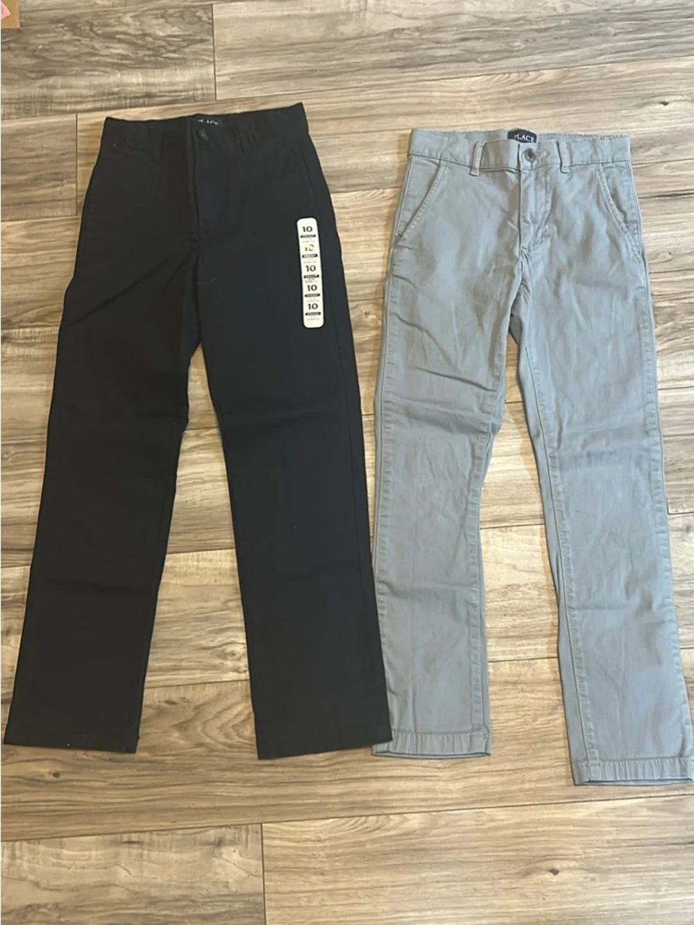 The Children's Place Black and Gray Kids Casual Bottoms Duo